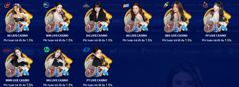 Chuyên mục game casino trực tuyến