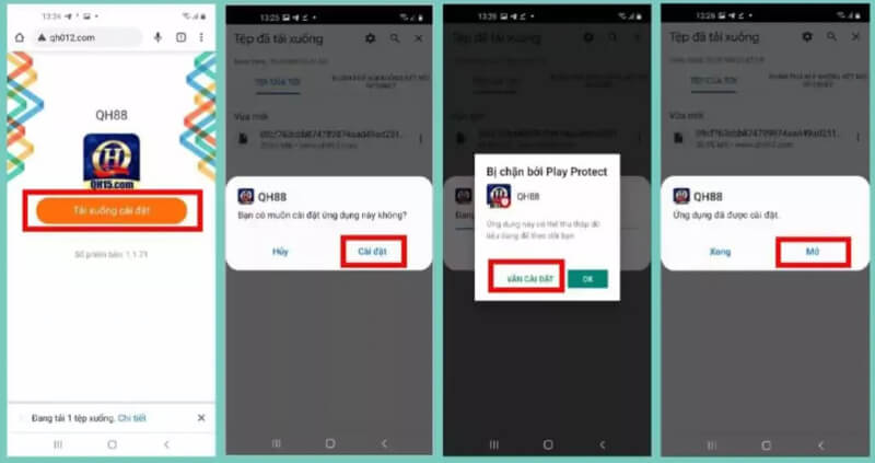Qh88 cho thiết bị hệ điều hành Android